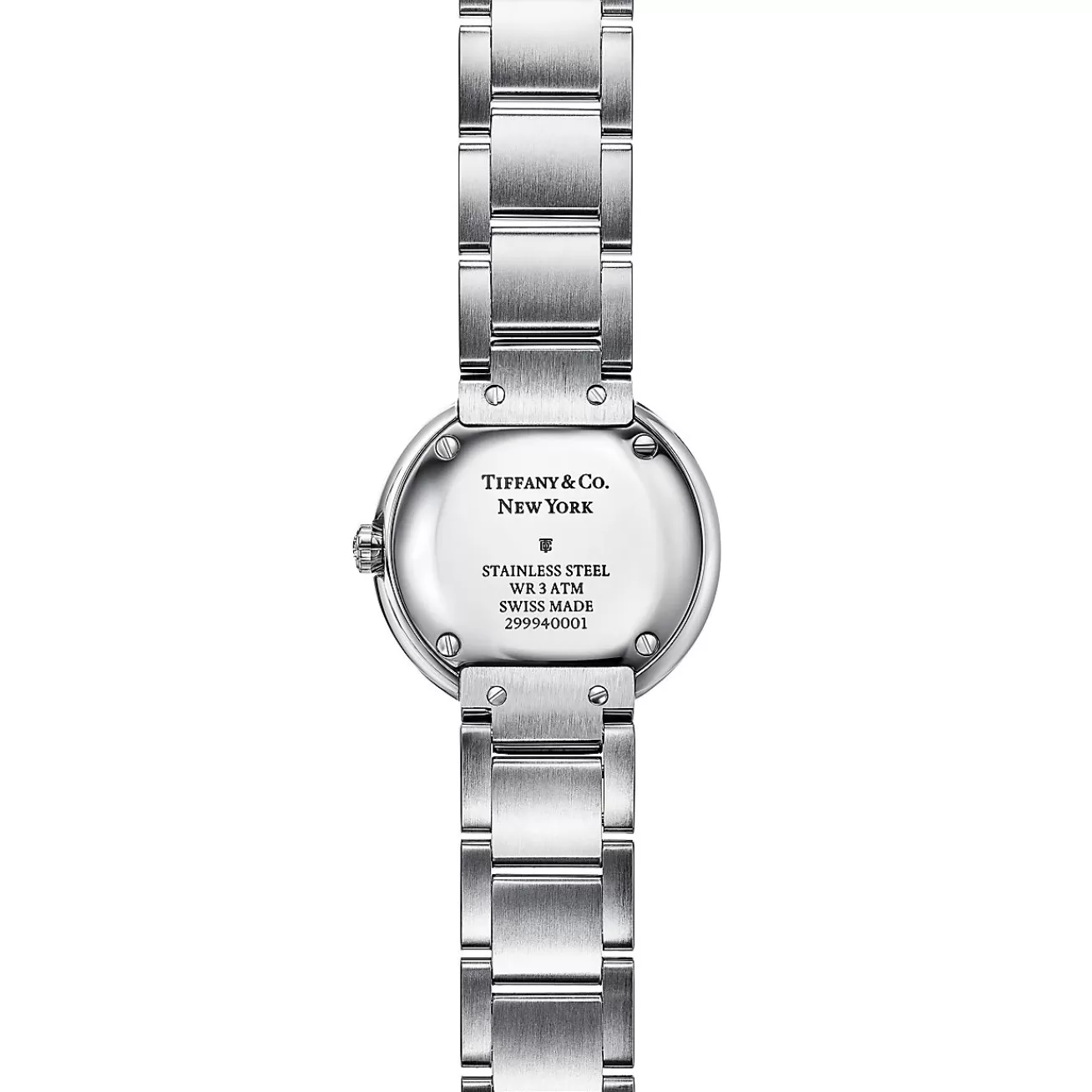 Tiffany & Co. Atlas® 24 mm watch in stainless steel with diamonds and a pavé diamond dial. | ^Women Fine Watches | Women’s Watches
