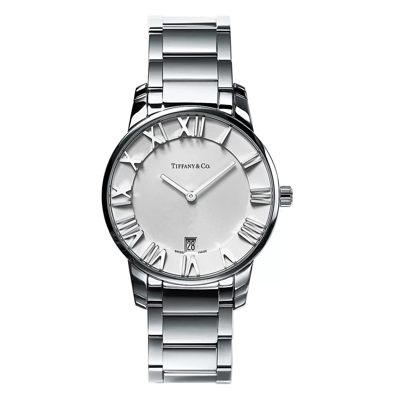 Tiffany & Co. Atlas® 2-Hand 37.5 mm watch in stainless steel. | ^ Fine Watches | Him