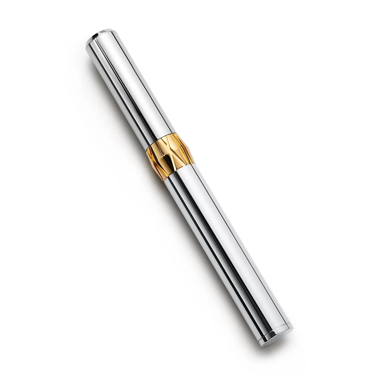 Tiffany & Co. Atlas® Fountain Pen in Sterling Silver with Gold Vermeil | ^ The Home | Housewarming Gifts