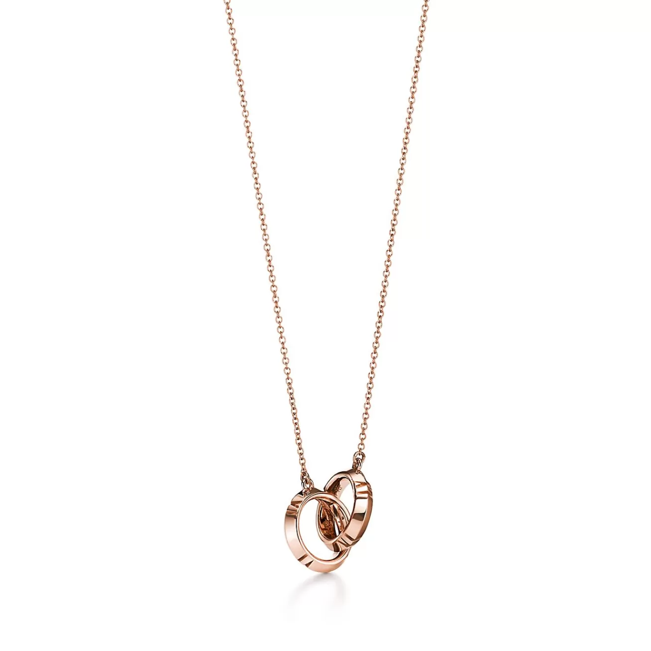 Tiffany & Co. Atlas® X Closed Interlocking Pendant in Rose Gold | ^ Necklaces & Pendants | Men's Jewelry