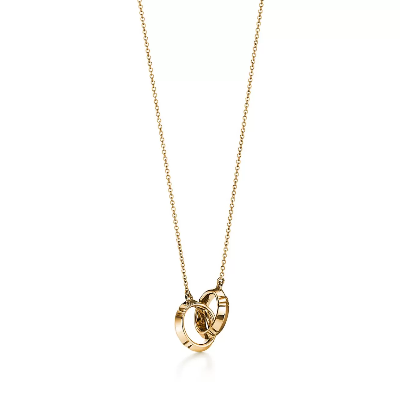 Tiffany & Co. Atlas® X Closed Interlocking Pendant in Yellow Gold | ^ Necklaces & Pendants | Men's Jewelry