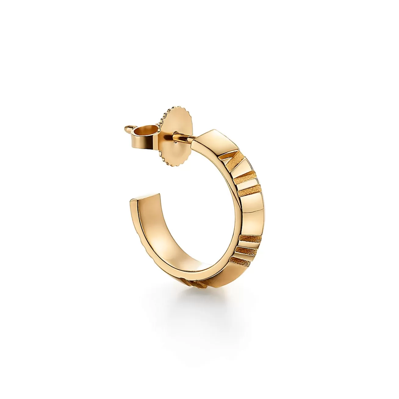 Tiffany & Co. Atlas® X Hoop Earrings in Yellow Gold, Small | ^ Earrings | Gifts for Her