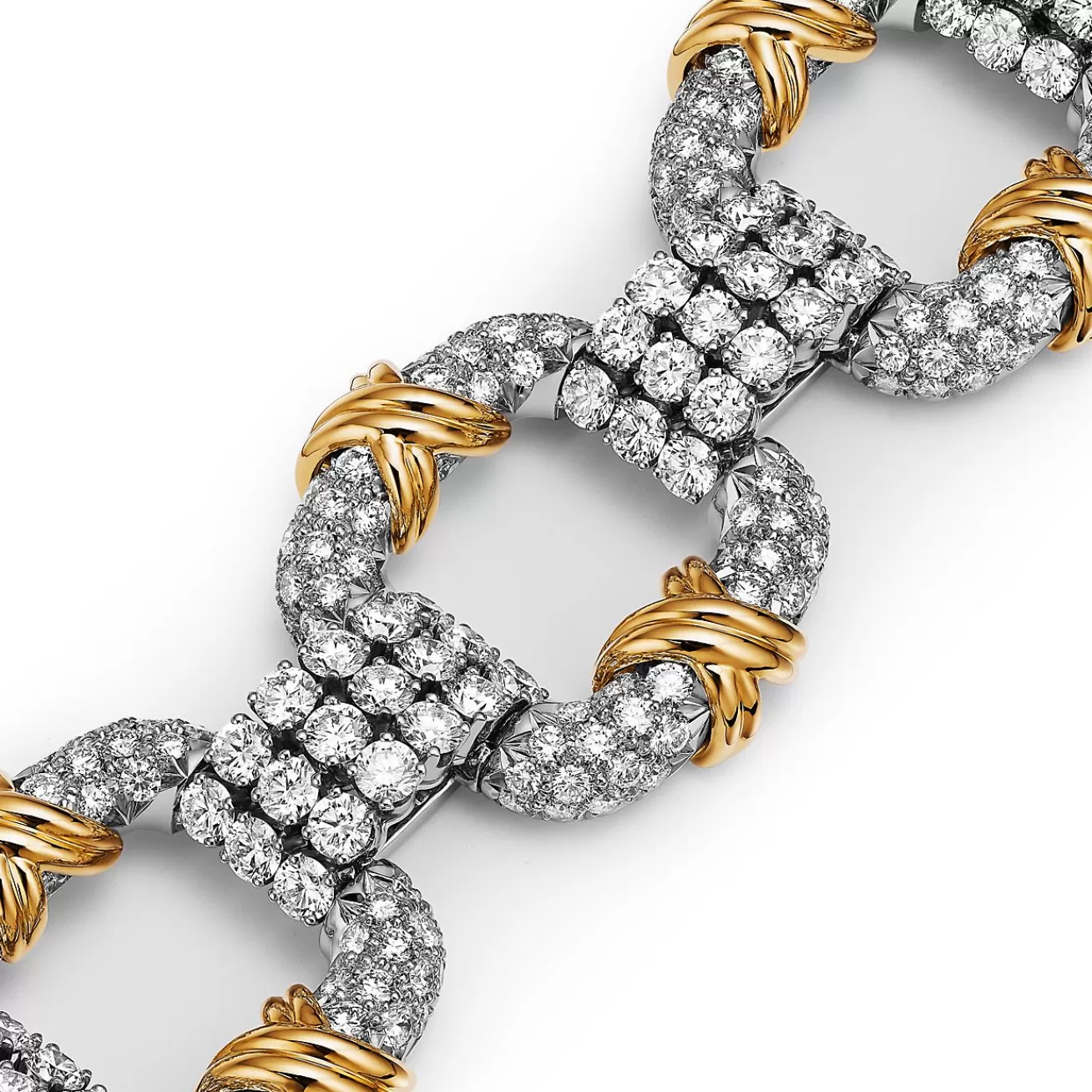 Tiffany & Co. Bracelet in Platinum and Yellow Gold with Diamonds | ^ Bracelets | Gold Jewelry