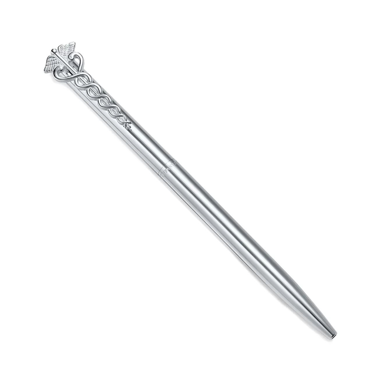 Tiffany & Co. Caduceus clip retractable ballpoint pen in sterling silver. | ^ Him | Gifts for Him