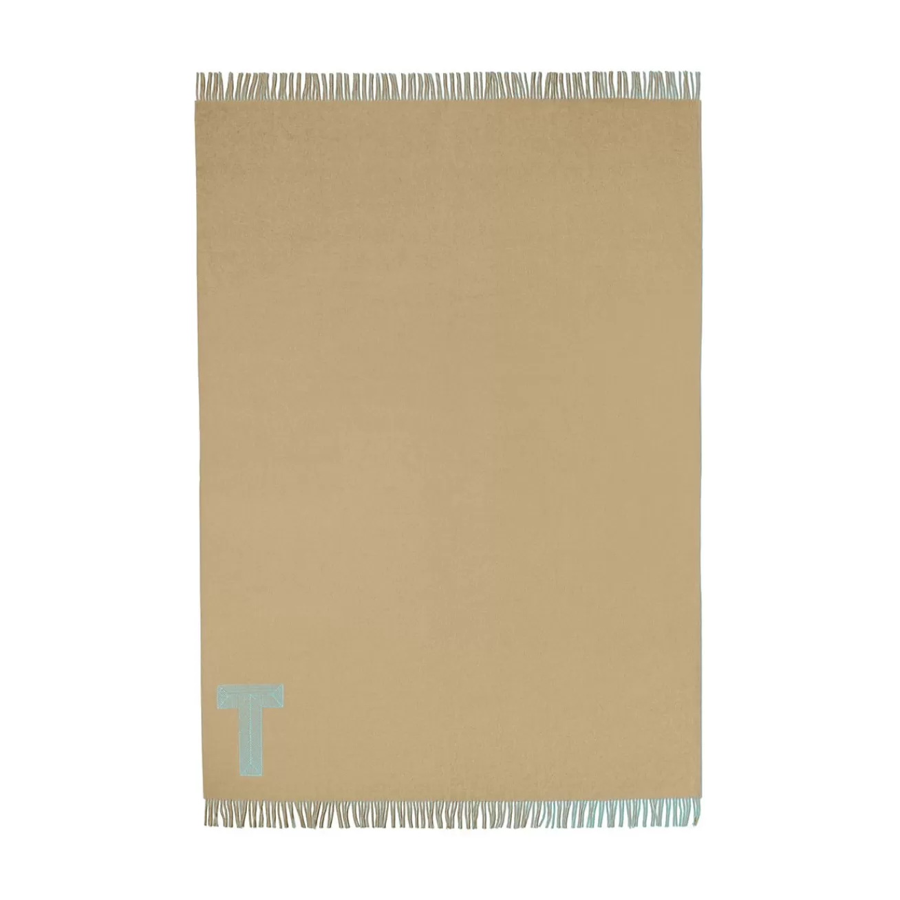 Tiffany & Co. Color Block Blanket in Tiffany Blue® and Camel Brown Cashmere and Wool | ^ Him | Gifts for Him