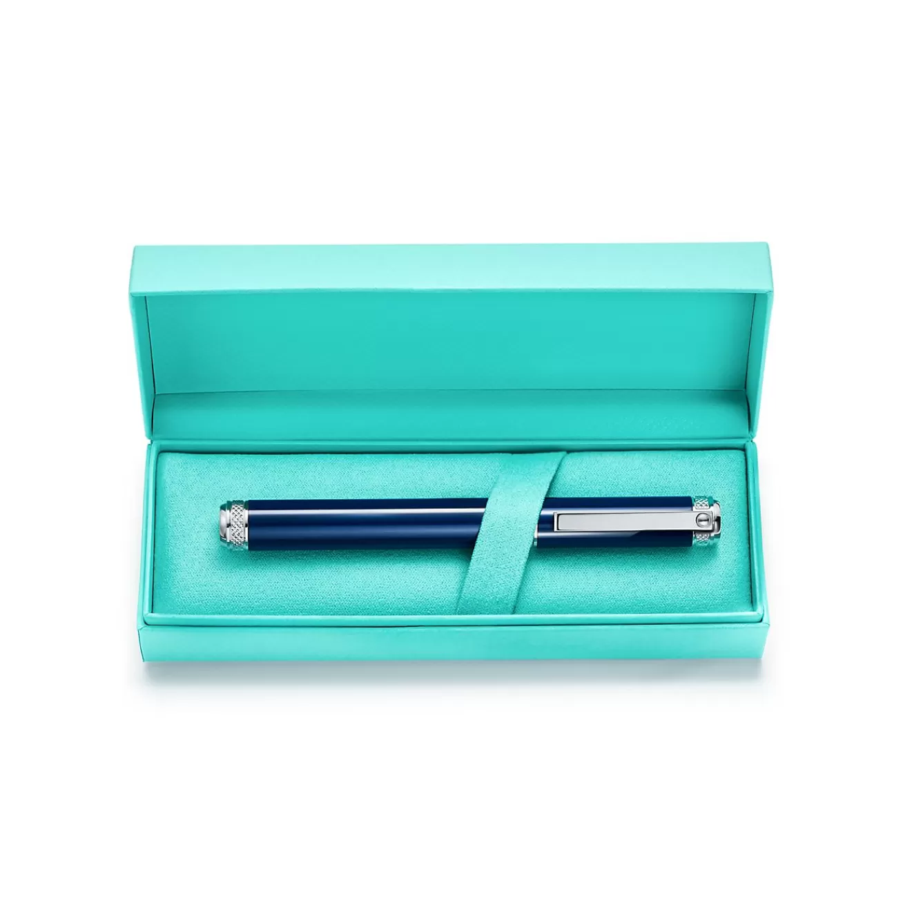 Tiffany & Co. Diamond Point fountain pen in sterling silver and brass with lacquer finish. | ^ Him | Gifts for Him