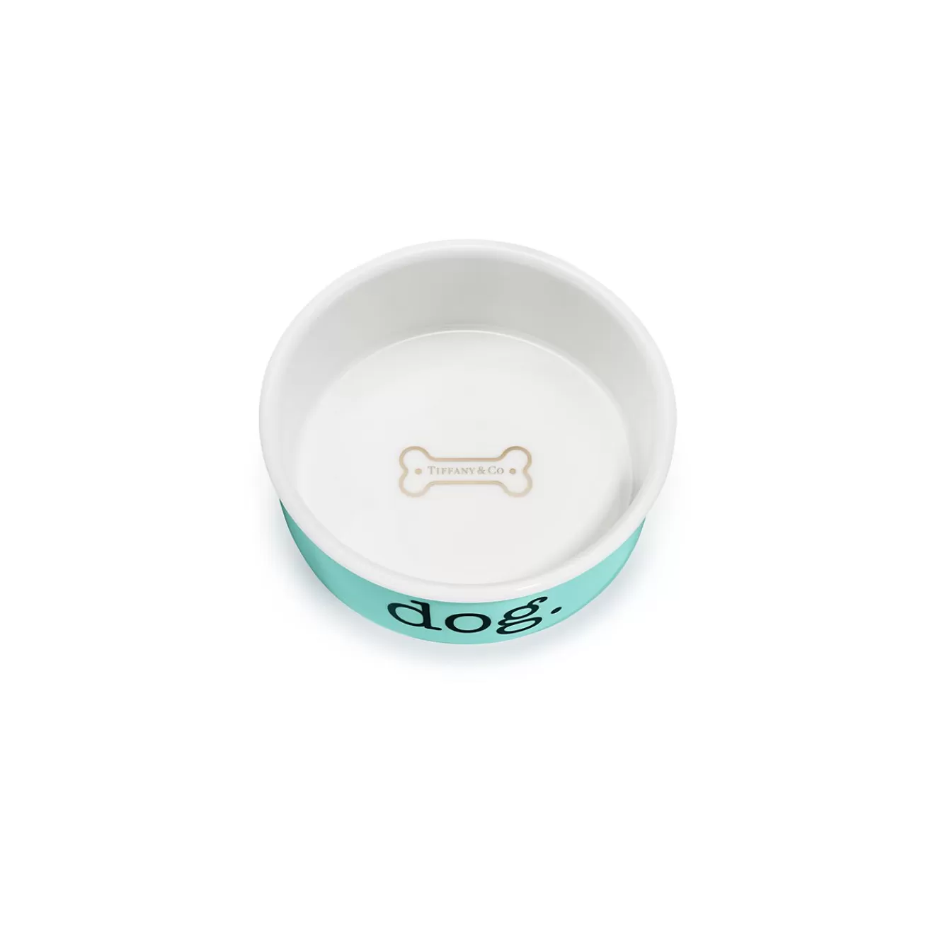Tiffany & Co. Dog bowl in bone china, extra small. | ^ Stationery, Games & Unique Objects | Games & Novelties