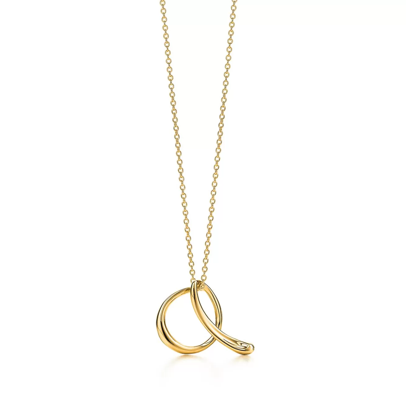 Tiffany & Co. Elsa Peretti® 18K Gold Letter "A" Pendant | ^ Necklaces & Pendants | Gifts for Her