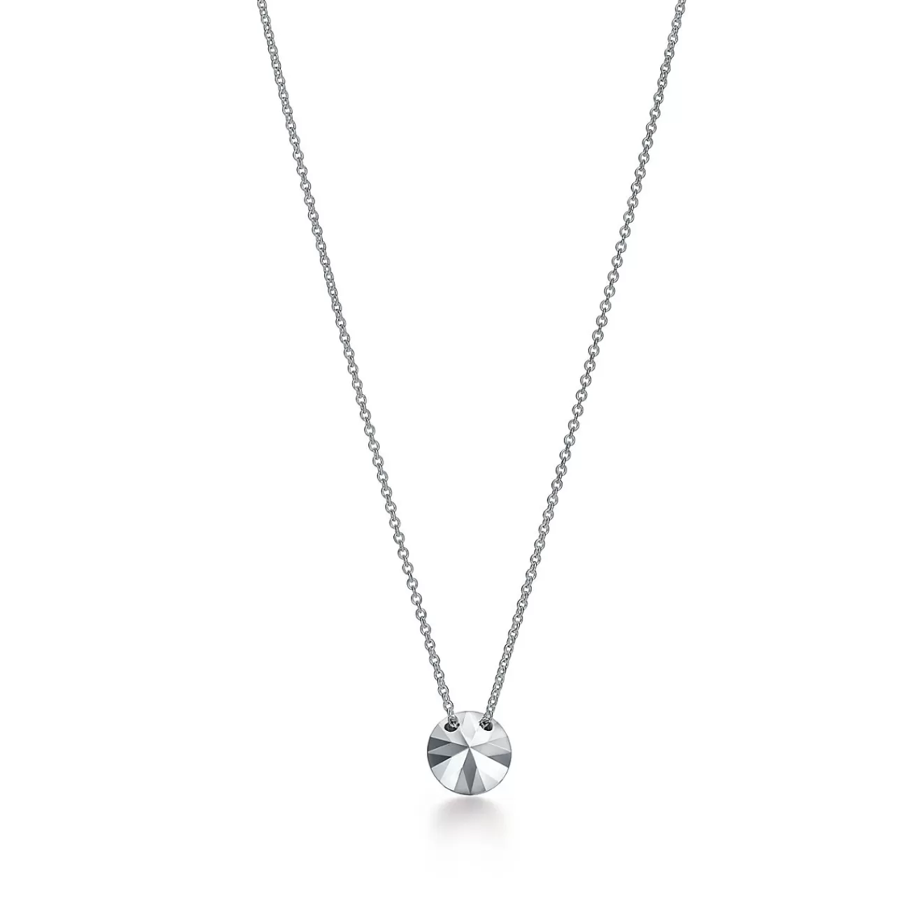 Tiffany & Co. Elsa Peretti® 2 Carat Faceted Pendant in Silver | ^ Necklaces & Pendants | Sterling Silver Jewelry