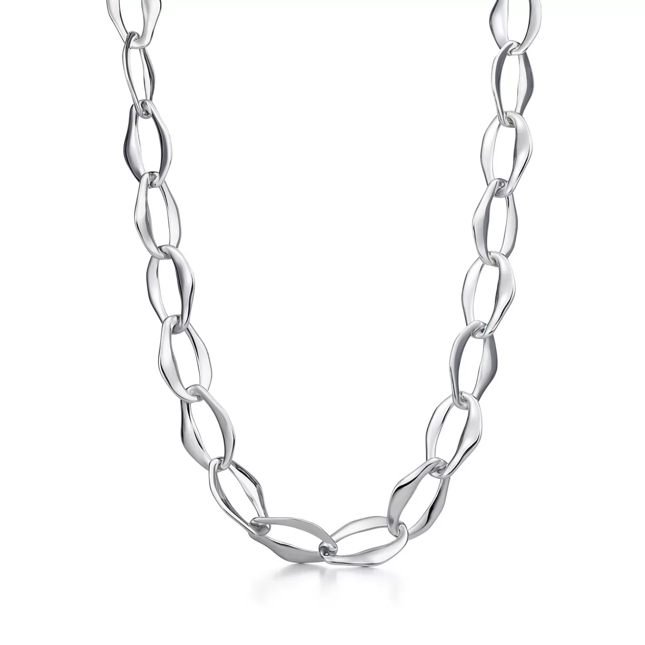 Tiffany & Co. Elsa Peretti® Aegean necklace in sterling silver. | ^ Necklaces & Pendants | Bold Silver Jewelry