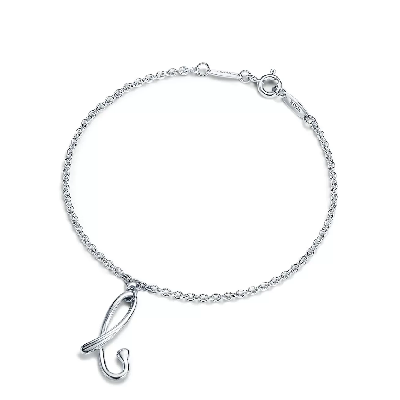 Tiffany & Co. Elsa Peretti® Alphabet bracelet in sterling silver. Letters A-Z available. | ^ Bracelets | Gifts for Her