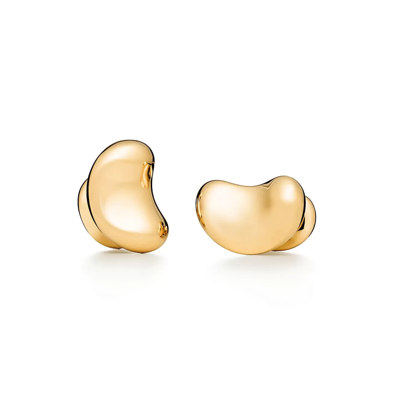 Tiffany & Co. Elsa Peretti® Bean® design Cuff Links in Yellow Gold, 18 mm | ^ Elsa Peretti® | Him