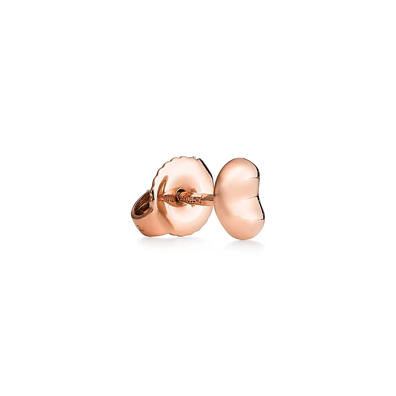 Tiffany & Co. Elsa Peretti® Bean® design Earrings in Rose Gold, 9 mm | ^ Earrings | Rose Gold Jewelry