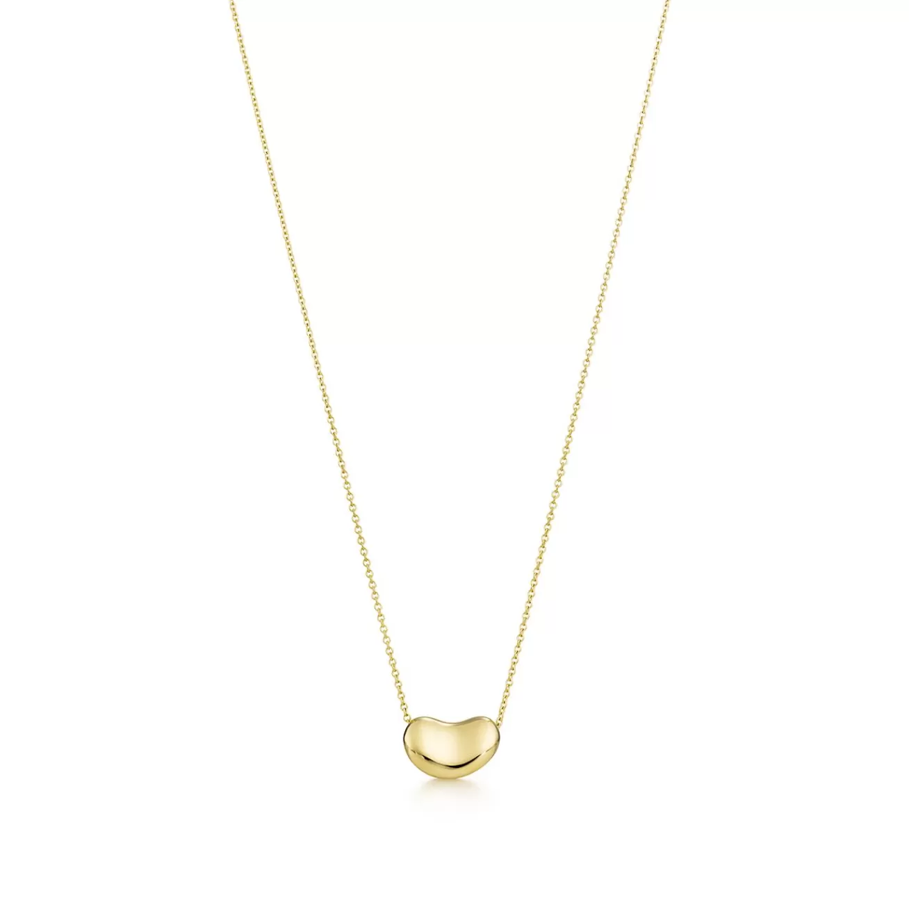 Tiffany & Co. Elsa Peretti® Bean® design pendant in 18k gold. | ^ Necklaces & Pendants | Gold Jewelry