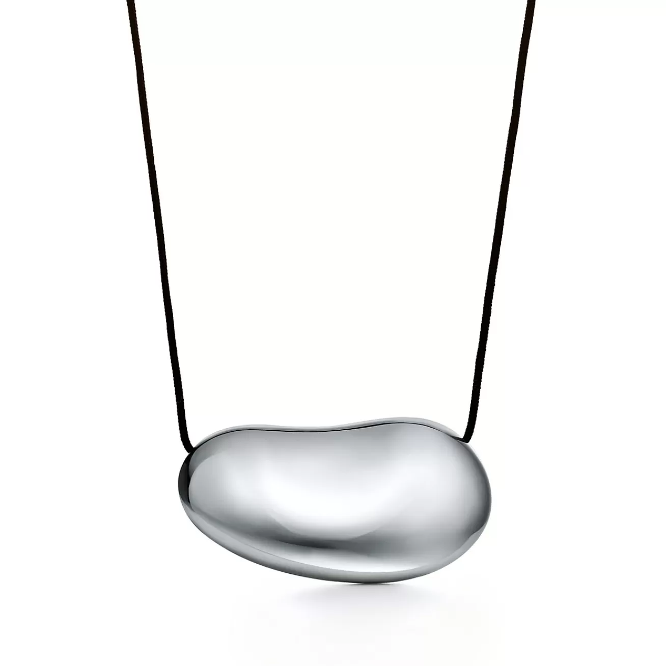 Tiffany & Co. Elsa Peretti® Bean® design Pendant in Sterling Silver, 50 mm | ^ Necklaces & Pendants | Elsa Peretti®