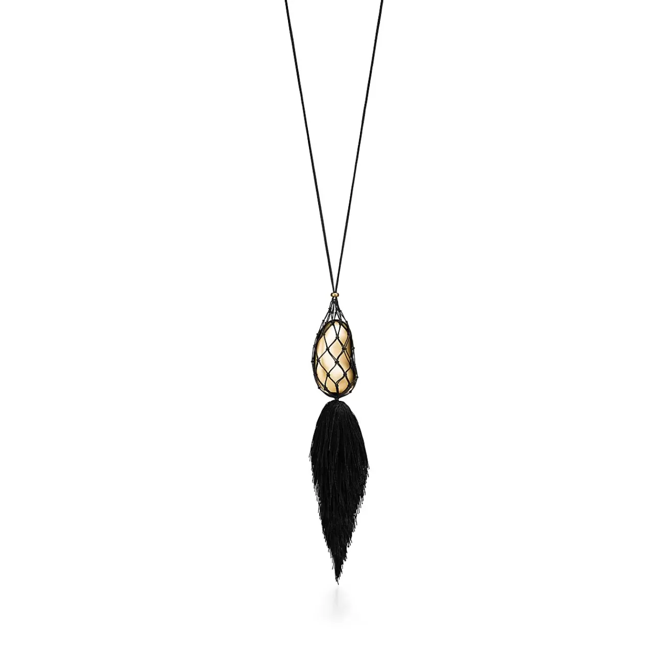 Tiffany & Co. Elsa Peretti® Bean® design Pendant in Yellow Gold, 29 x 50 mm | ^ Necklaces & Pendants | Gold Jewelry