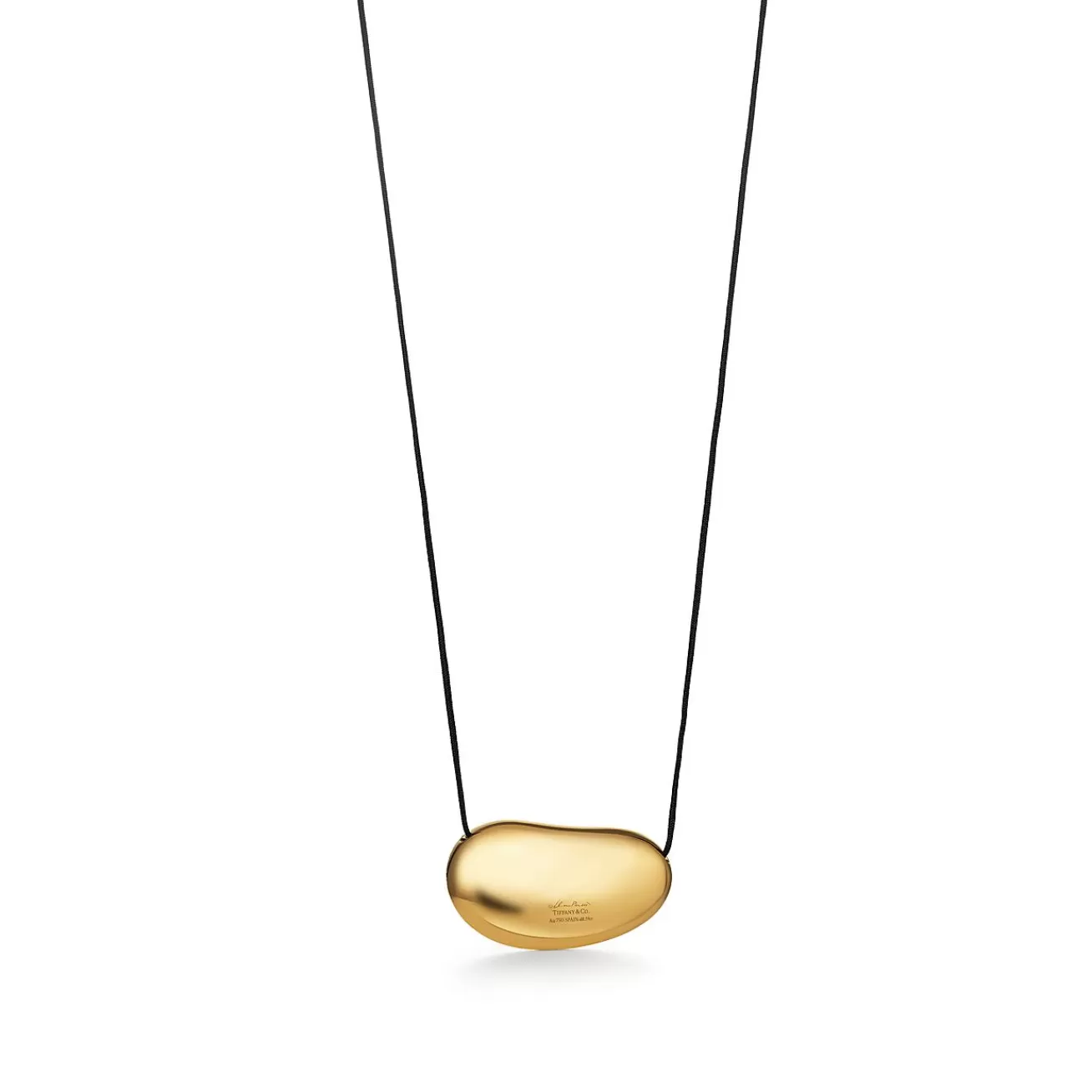Tiffany & Co. Elsa Peretti® Bean® design Pendant in Yellow Gold with Diamonds | ^ New Jewelry | Gold Jewelry