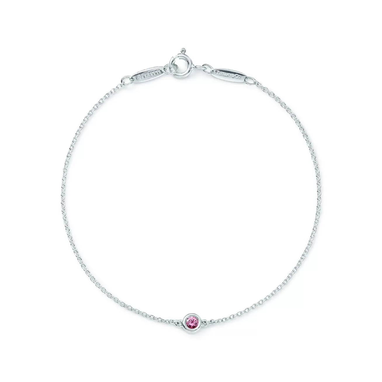 Tiffany & Co. Elsa Peretti® Color by the Yard Pink Sapphire Bracelet in Silver | ^ Bracelets | Sterling Silver Jewelry