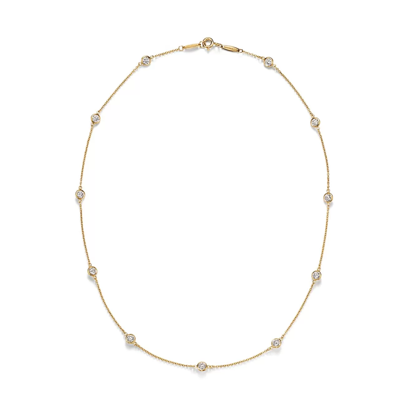 Tiffany & Co. Elsa Peretti® Diamonds by the Yard® 18K Gold Necklace | ^ Necklaces & Pendants | Gold Jewelry