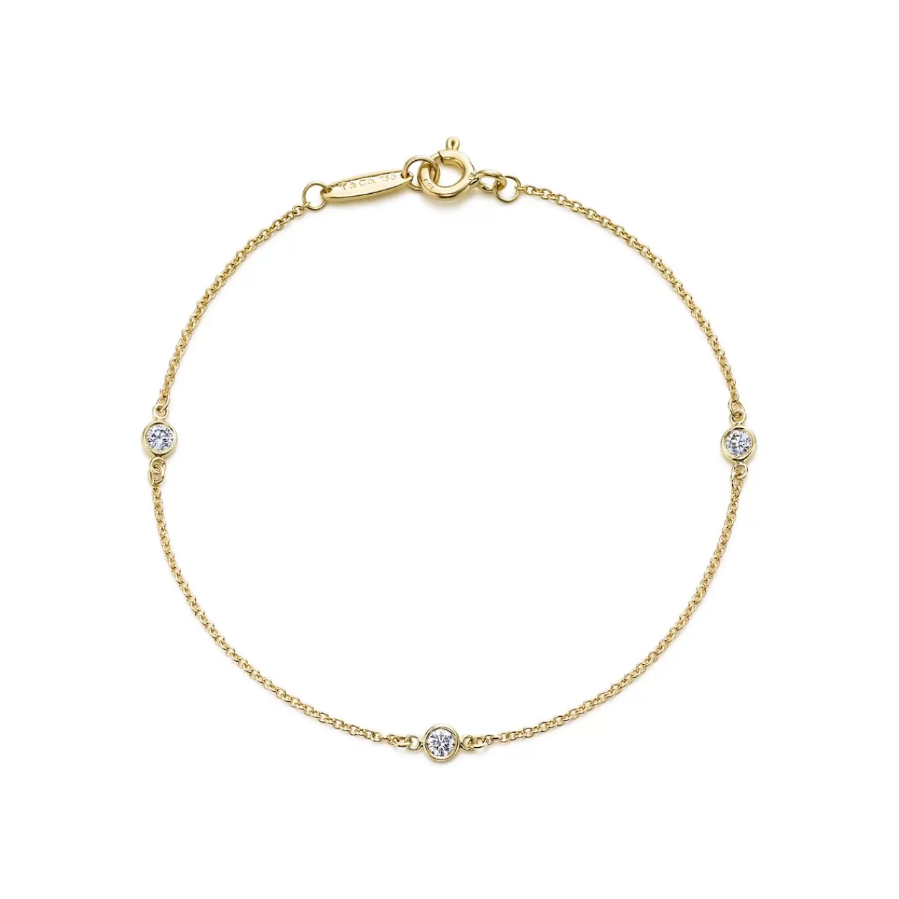 Tiffany & Co. Elsa Peretti® Diamonds by the Yard® bracelet in 18k gold. | ^ Bracelets | Gifts for Her