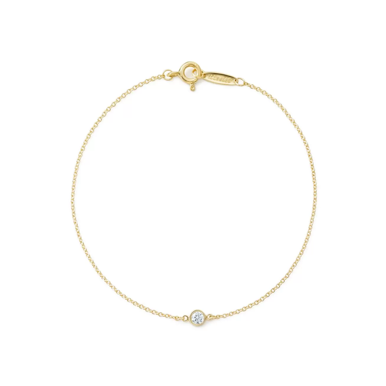 Tiffany & Co. Elsa Peretti® Diamonds by the Yard® bracelet in 18k gold with a diamond. | ^ Bracelets | Gifts for Her
