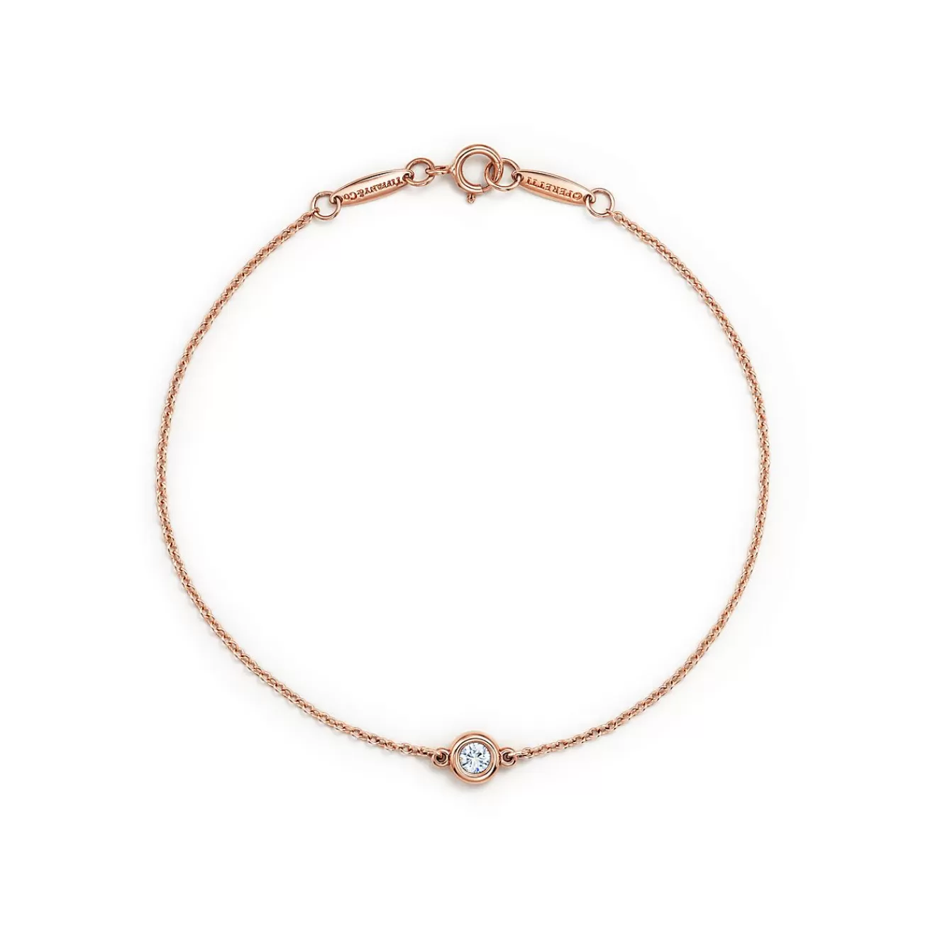 Tiffany & Co. Elsa Peretti® Diamonds by the Yard® bracelet in 18k rose gold, medium. | ^ Bracelets | Rose Gold Jewelry