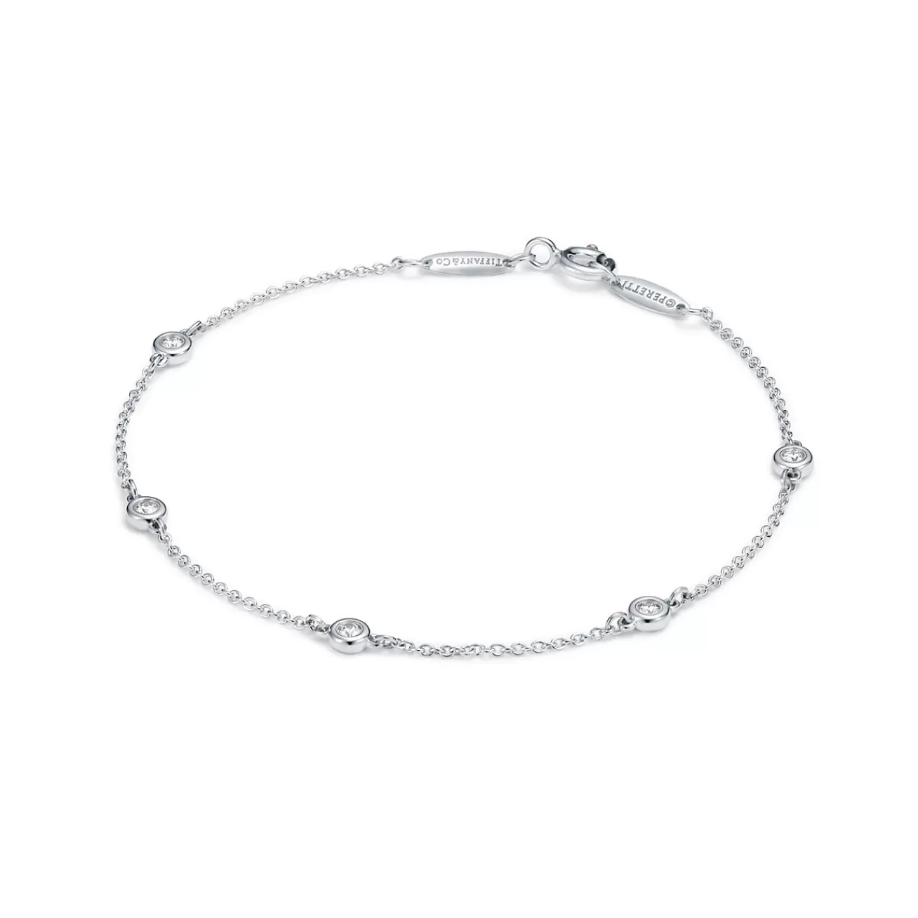 Tiffany & Co. Elsa Peretti® Diamonds by the Yard® bracelet in sterling silver. | ^ Bracelets | Sterling Silver Jewelry