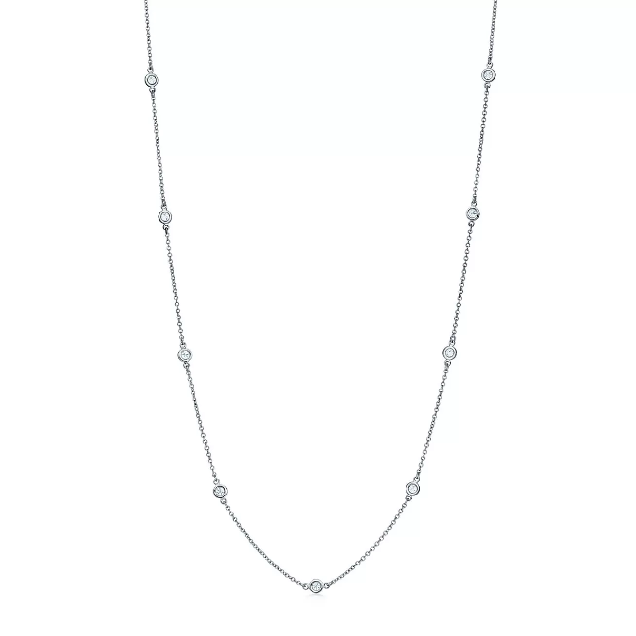 Tiffany & Co. Elsa Peretti® Diamonds by the Yard® necklace in platinum. | ^ Necklaces & Pendants | Gifts for Her