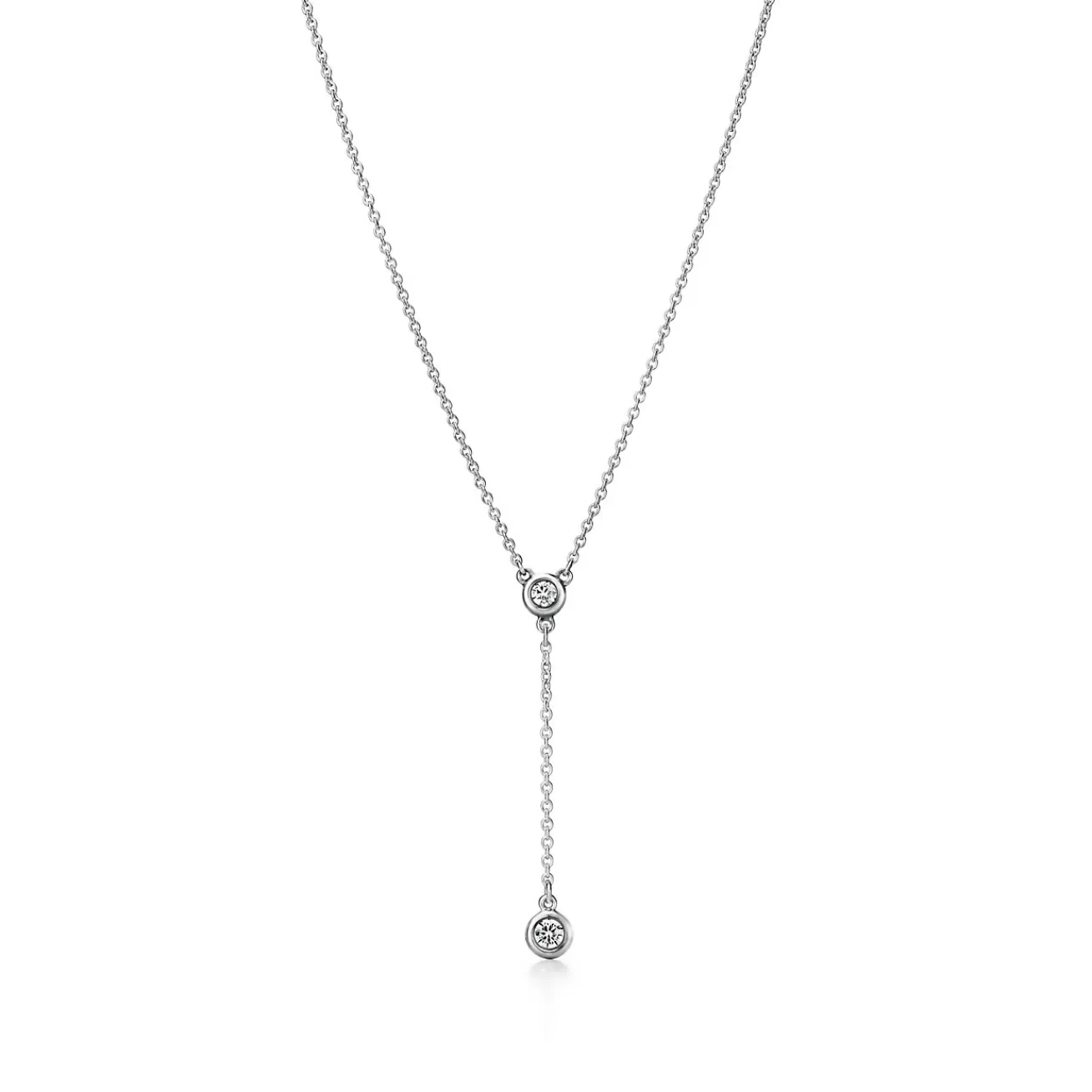 Tiffany & Co. Elsa Peretti® Diamonds by the Yard® necklace in sterling silver. | ^ Necklaces & Pendants | Sterling Silver Jewelry