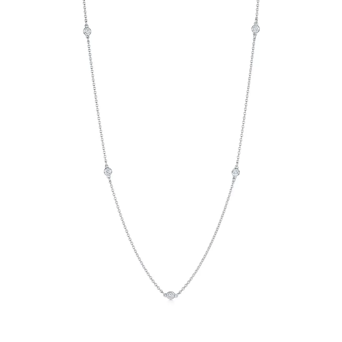 Tiffany & Co. Elsa Peretti® Diamonds by the Yard® necklace in sterling silver. | ^ Necklaces & Pendants | Sterling Silver Jewelry