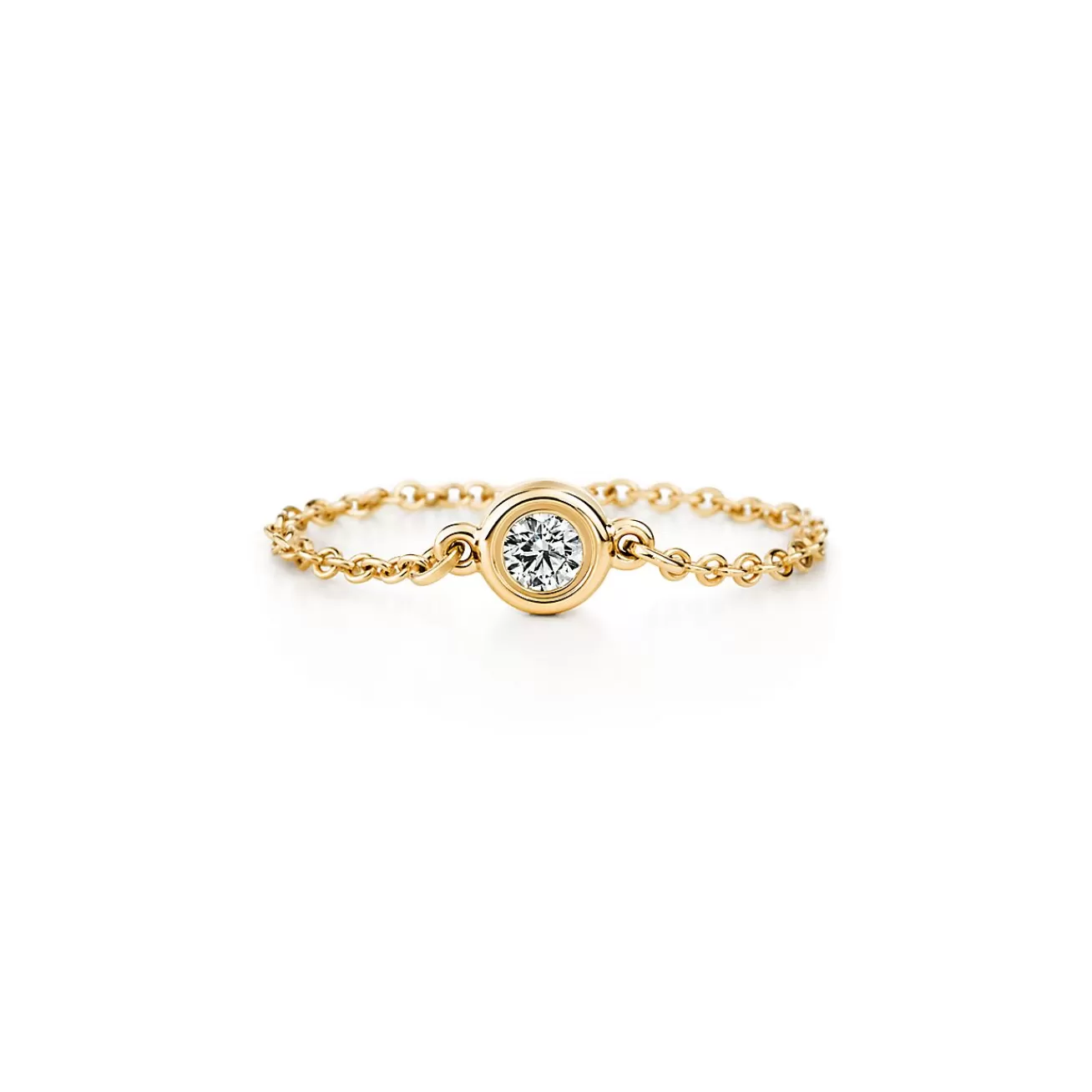 Tiffany & Co. Elsa Peretti® Diamonds by the Yard® ring in 18k gold. | ^ Rings | Gold Jewelry