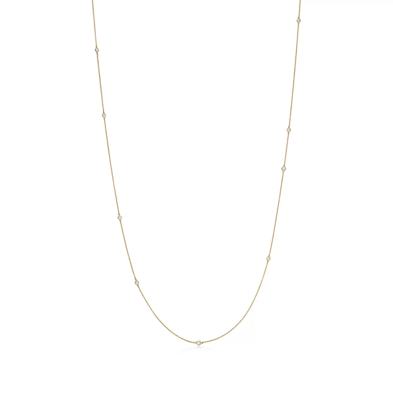 Tiffany & Co. Elsa Peretti® Diamonds by the Yard® sprinkle necklace in 18k gold. | ^ Necklaces & Pendants | Gifts for Her