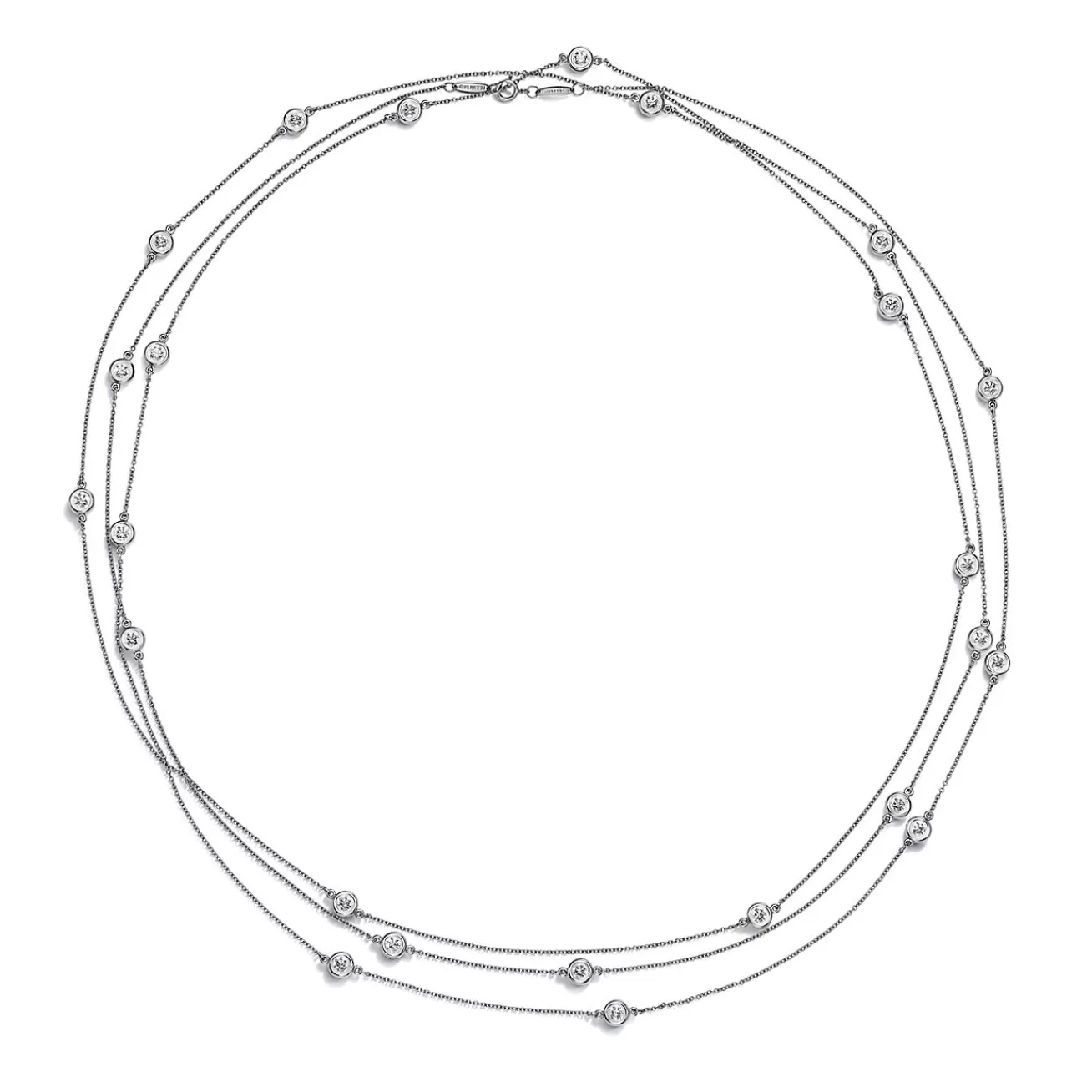 Tiffany & Co. Elsa Peretti® Diamonds by the Yard® Sprinkle Necklace in Platinum | ^ Necklaces & Pendants | Platinum Jewelry