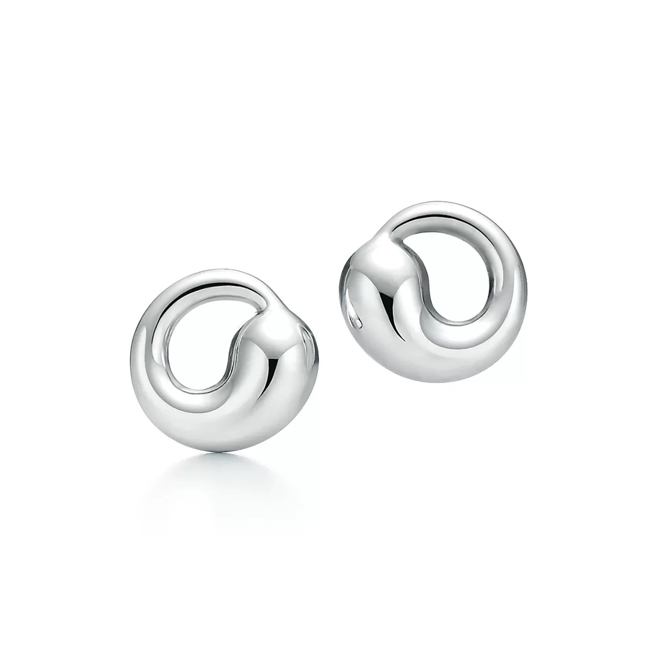 Tiffany & Co. Elsa Peretti® Eternal Circle earrings in sterling silver. | ^ Earrings | Sterling Silver Jewelry
