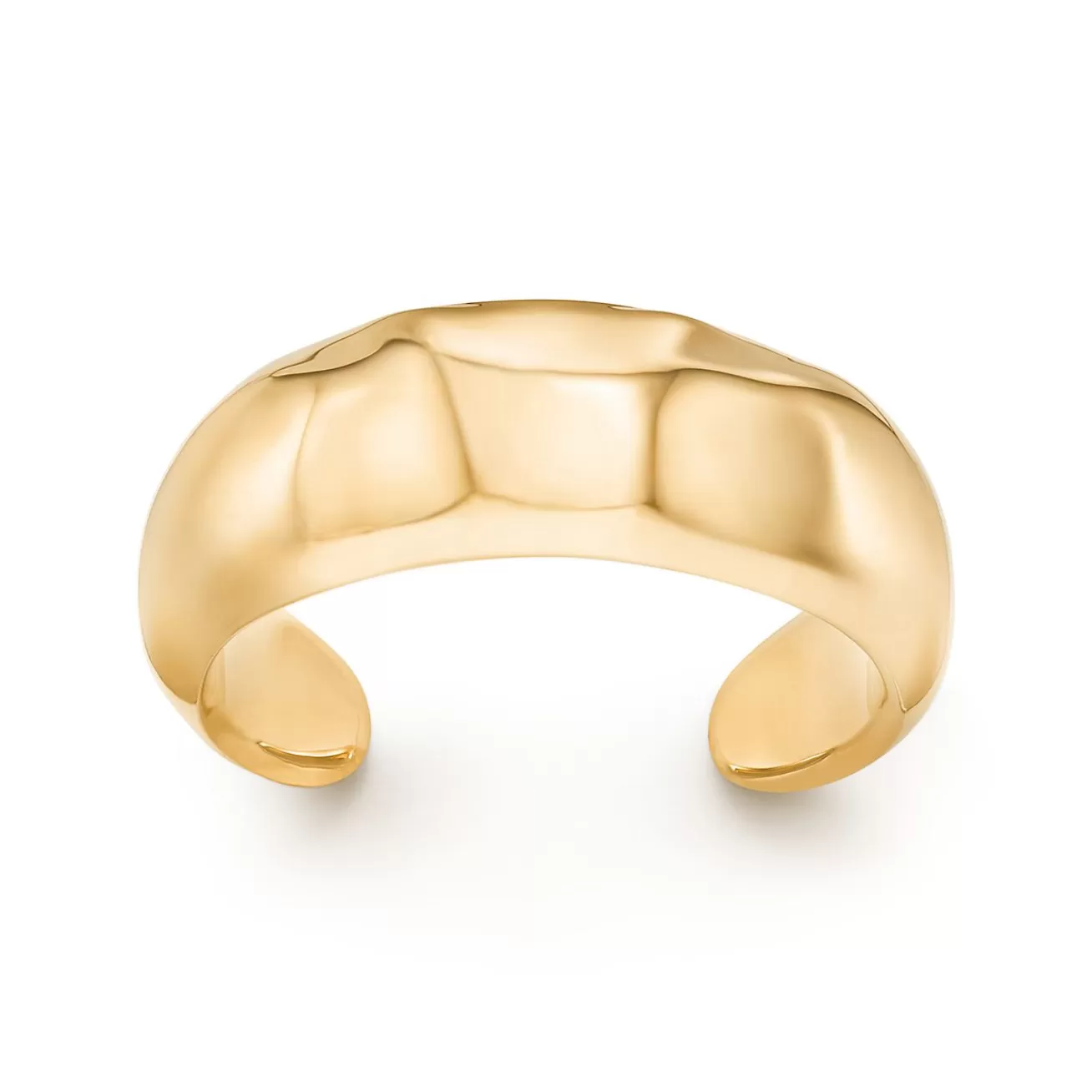 Tiffany & Co. Elsa Peretti® Faceted narrow cuff in 18k gold, medium. | ^ Bracelets | Gold Jewelry