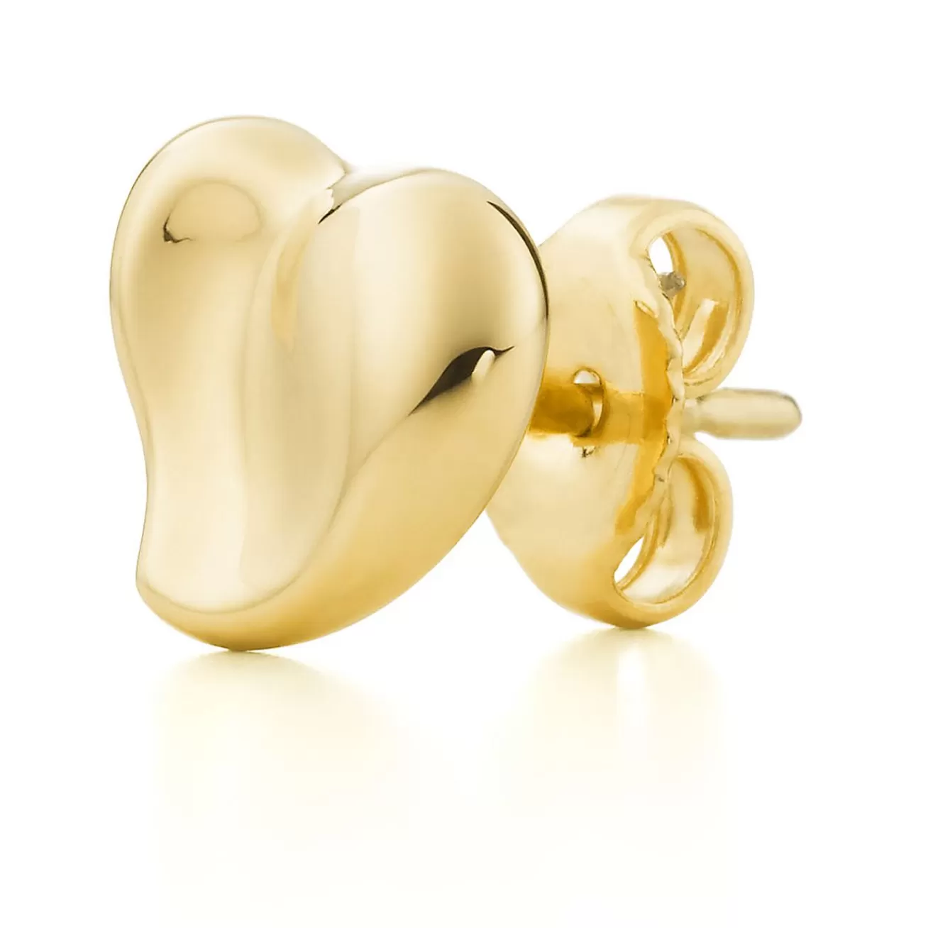 Tiffany & Co. Elsa Peretti® Full Heart earrings in 18k gold, 10 mm wide. | ^ Earrings | Gold Jewelry