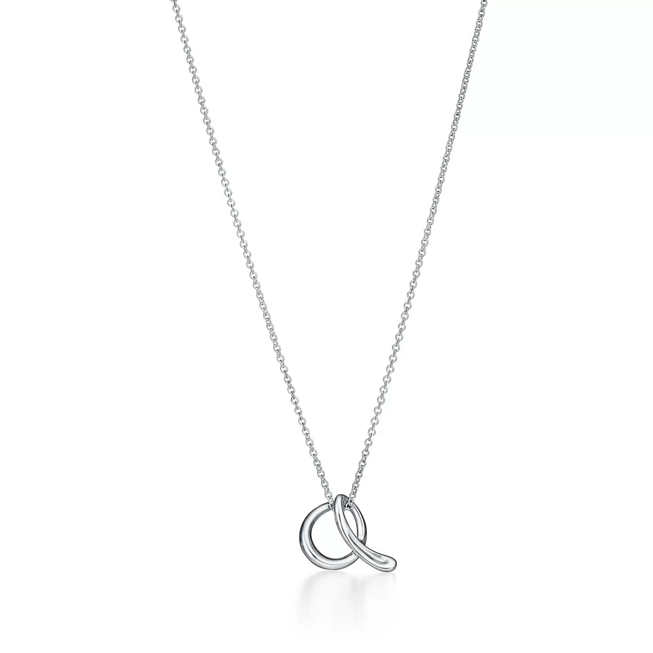 Tiffany & Co. Elsa Peretti® letter pendant. Sterling silver, small. Letters A-Z available. | ^ Necklaces & Pendants | Gifts for Her
