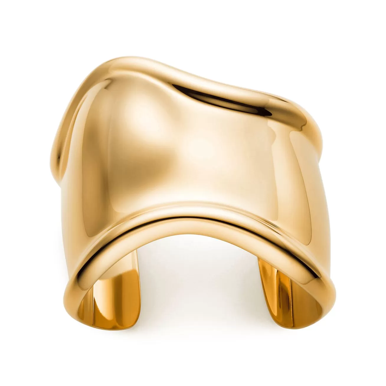 Tiffany & Co. Elsa Peretti® medium Bone cuff in 18k gold, 61 mm wide. | ^ Bracelets | Gold Jewelry