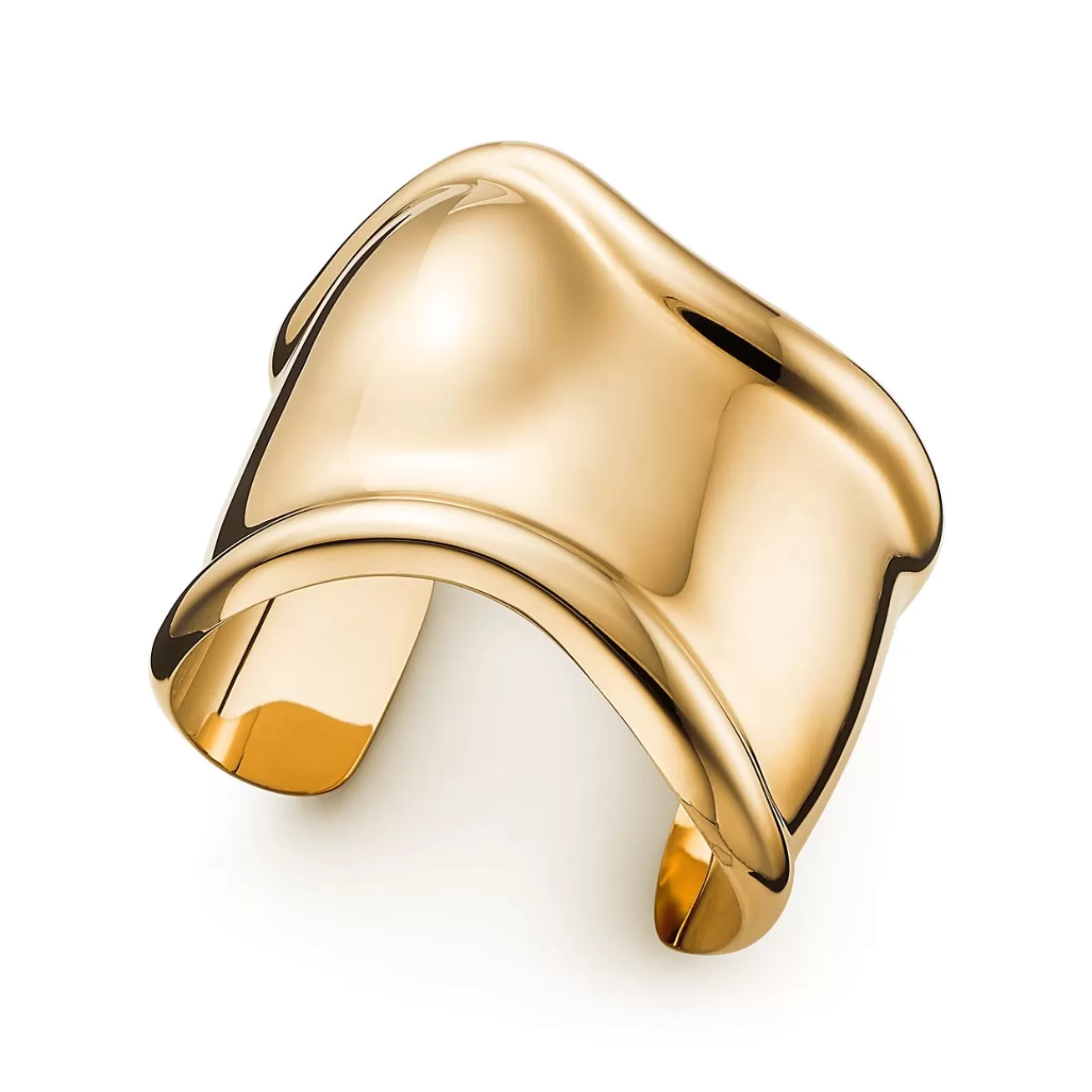 Tiffany & Co. Elsa Peretti® medium Bone cuff in 18k gold, 61 mm wide. | ^ Bracelets | Gold Jewelry