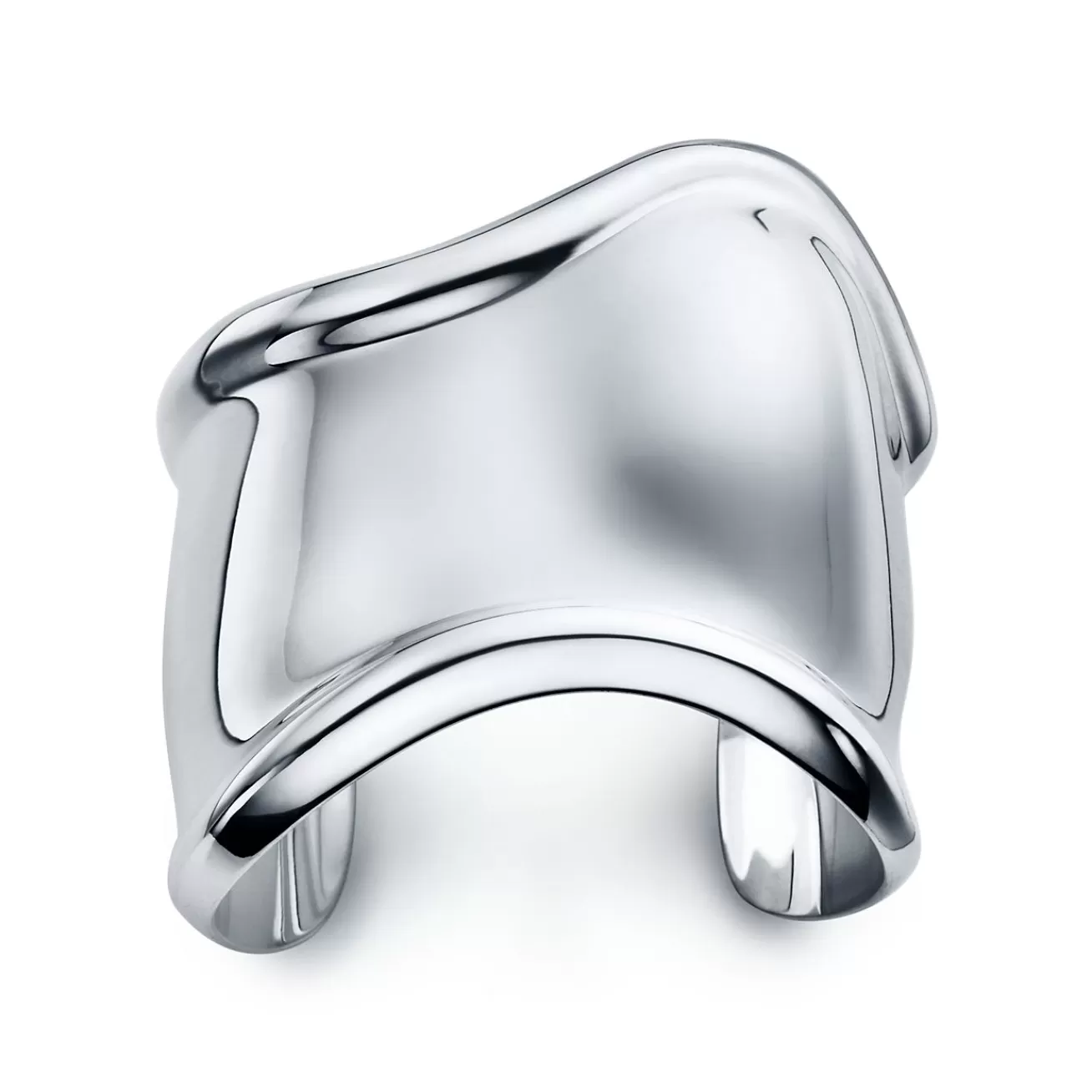 Tiffany & Co. Elsa Peretti® medium Bone cuff in sterling silver, 61 mm wide. | ^ Bracelets | Bold Silver Jewelry