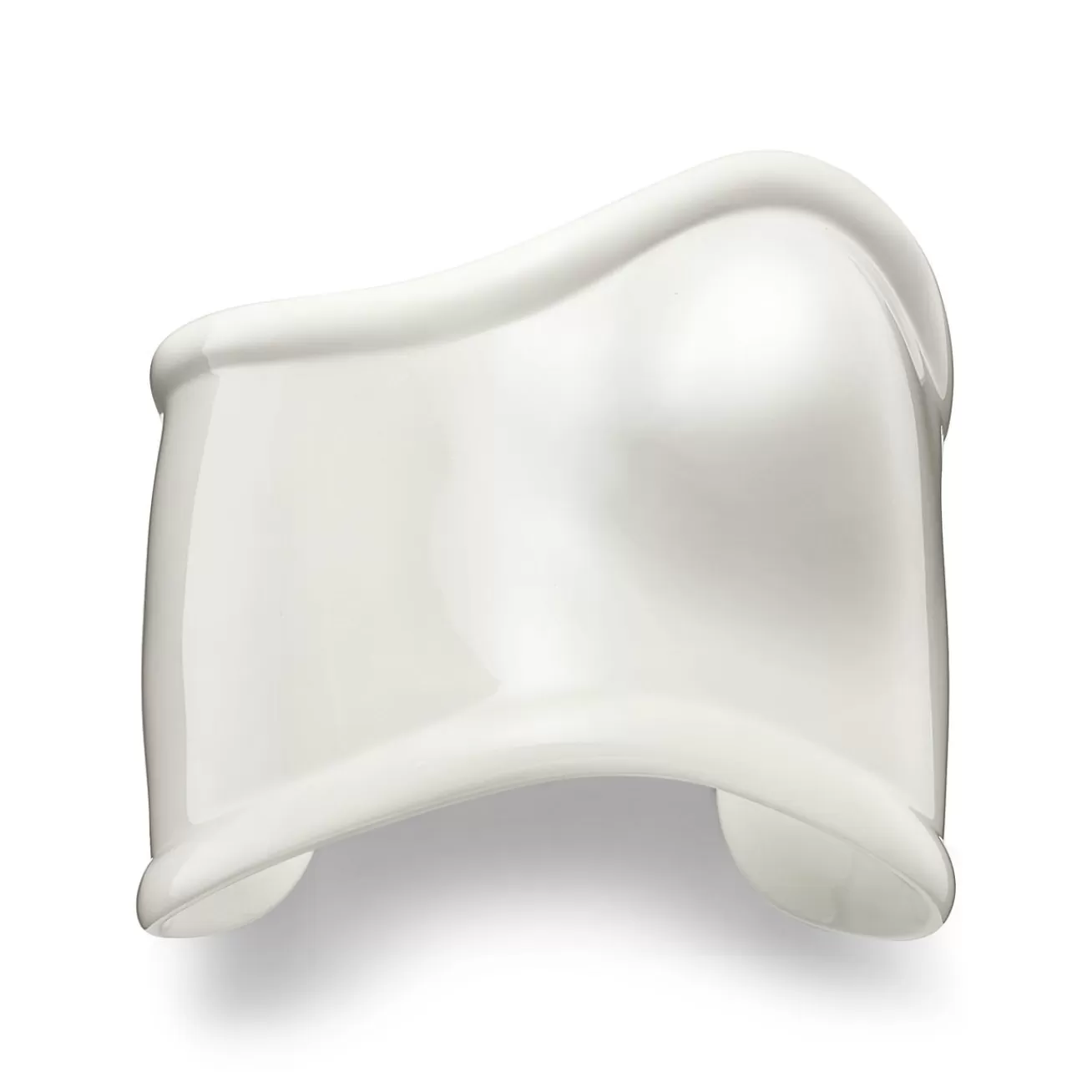 Tiffany & Co. Elsa Peretti® Medium Bone Cuff in White Finish Over Copper, 61 mm Wide | ^ Bracelets | Elsa Peretti®