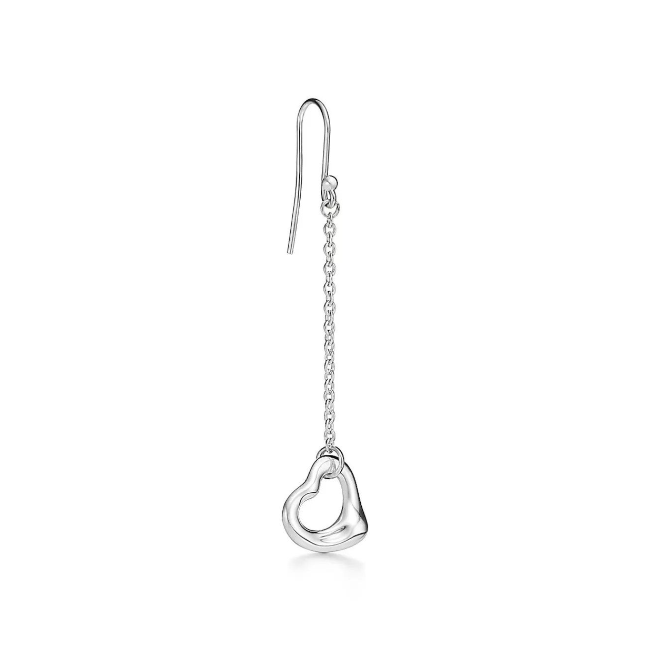 Tiffany & Co. Elsa Peretti® Open Heart drop earrings in sterling silver. | ^ Earrings | Sterling Silver Jewelry
