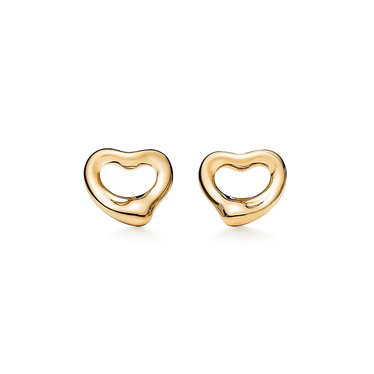 Tiffany & Co. Elsa Peretti® Open Heart earrings in 18k gold. More sizes available. | ^ Earrings | Gifts for Her