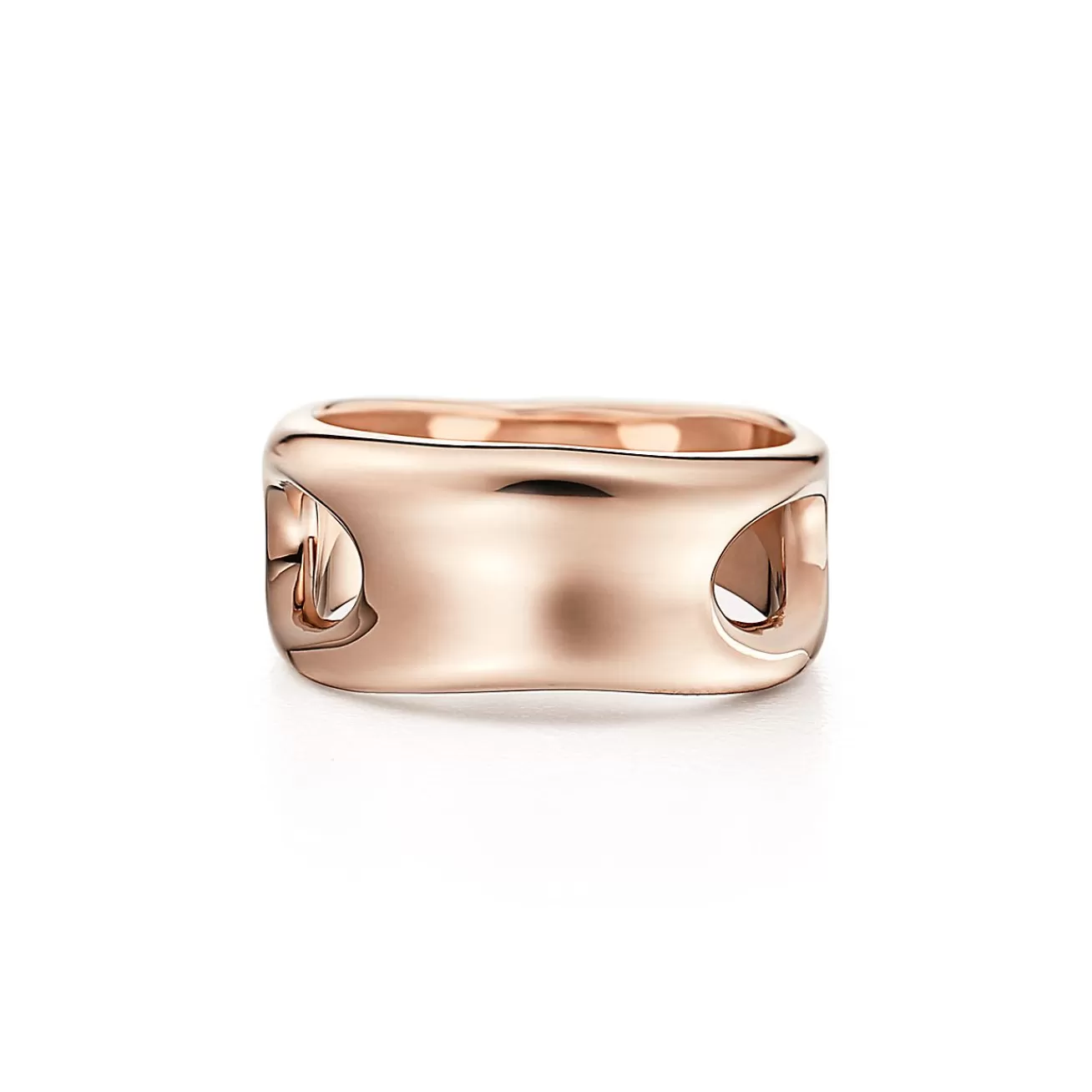 Tiffany & Co. Elsa Peretti® open side ring in 18k rose gold. | ^ Rings | Men's Jewelry