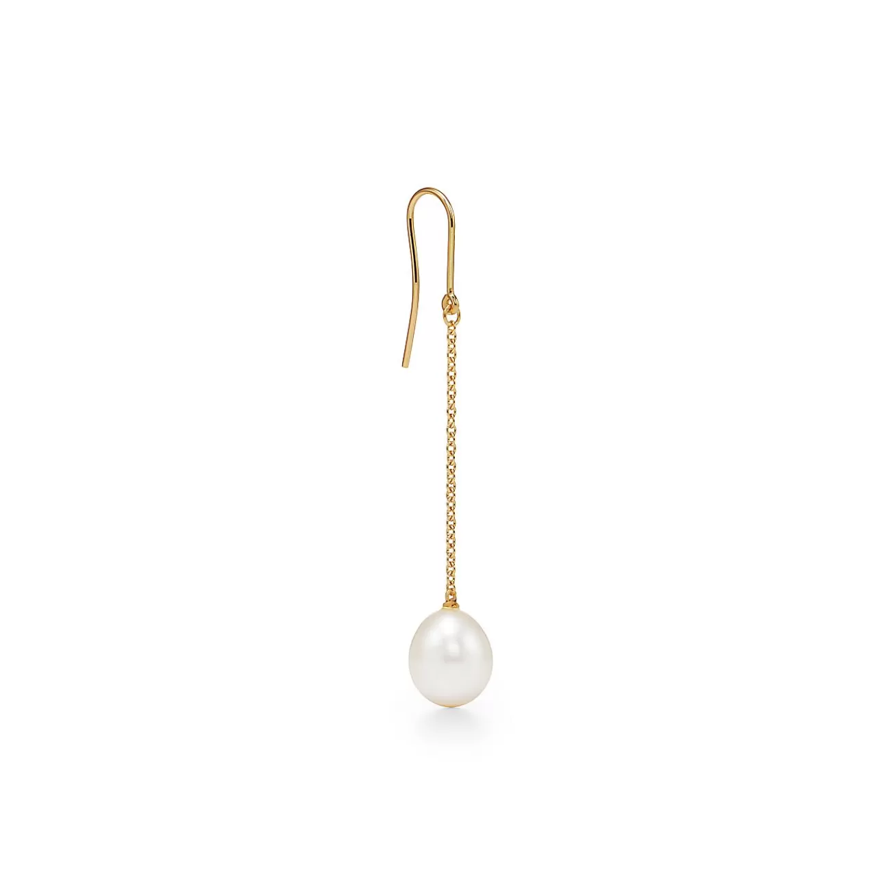 Tiffany & Co. Elsa Peretti® Pearls by the Yard™ chain earrings in 18k gold. | ^ Earrings | Most Popular Jewelry