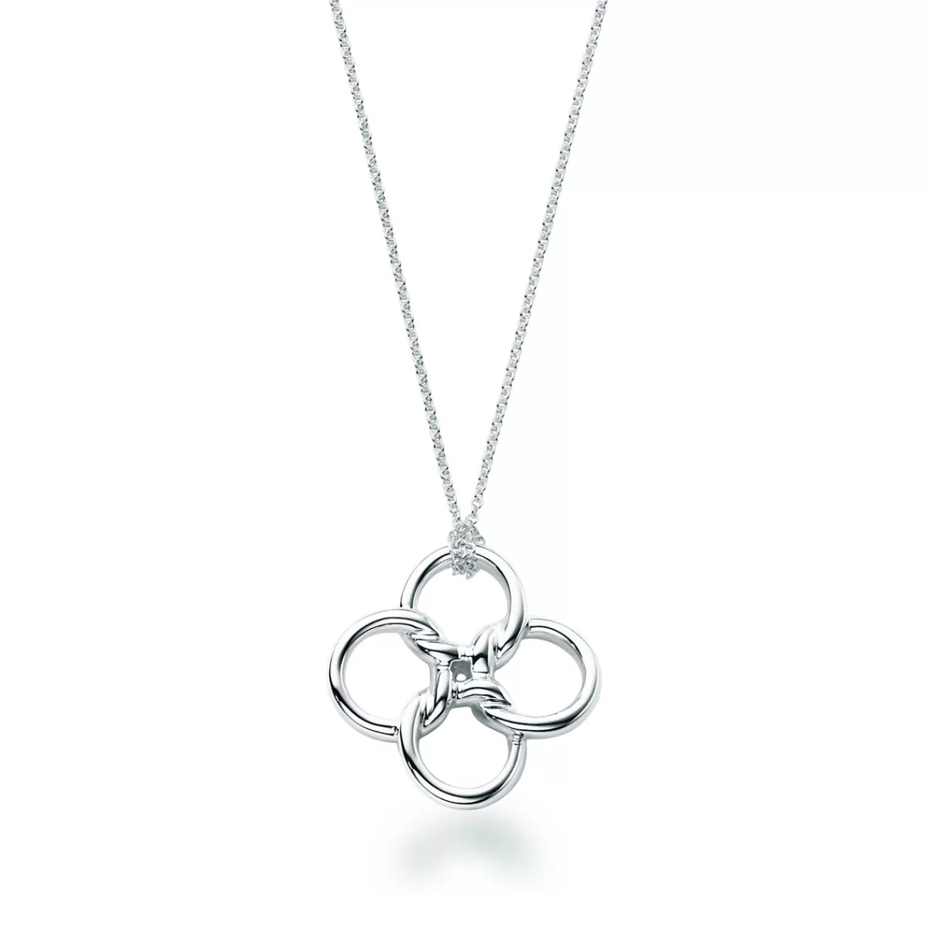 Tiffany & Co. Elsa Peretti® Quadrifoglio™ pendant in sterling silver. | ^ Necklaces & Pendants | Sterling Silver Jewelry