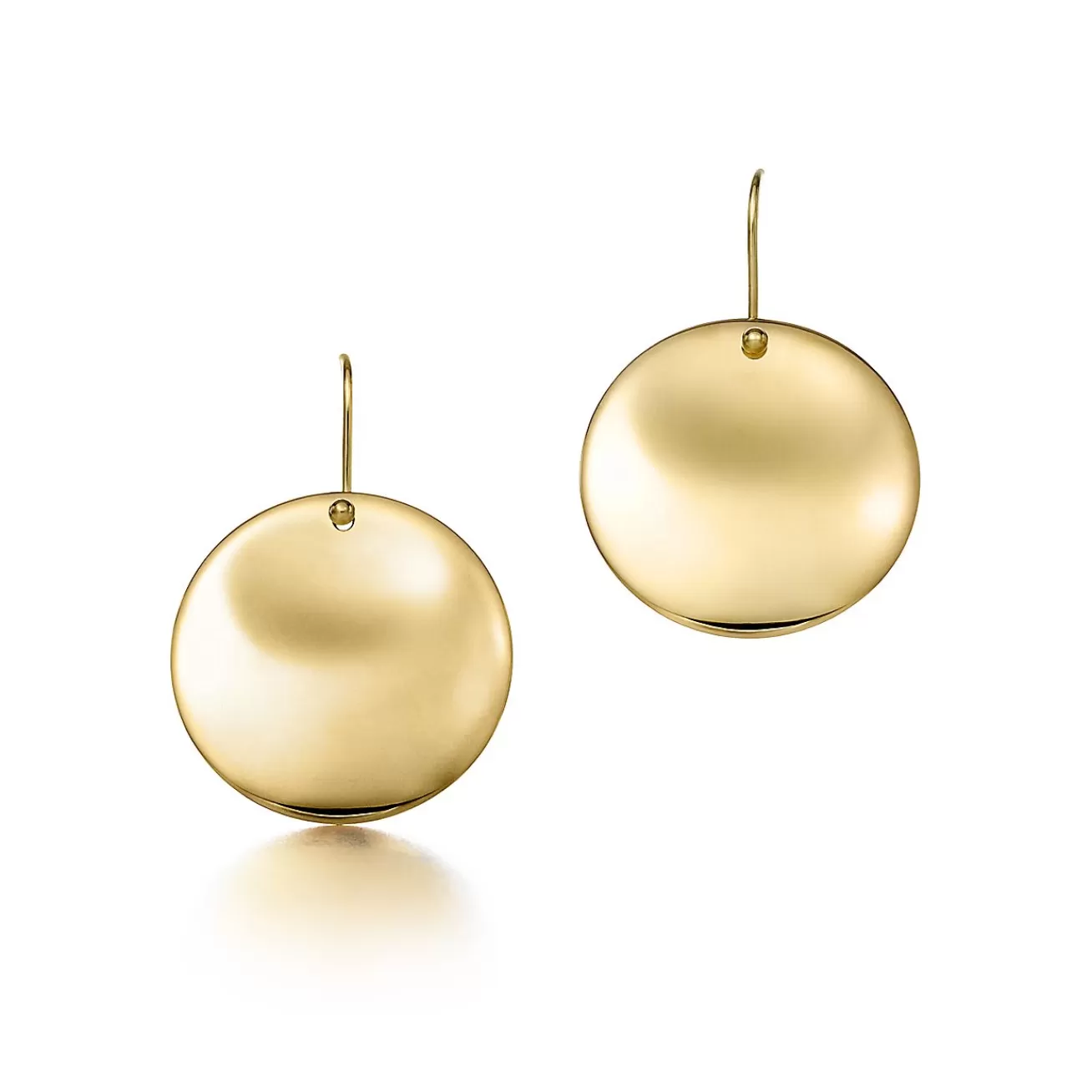 Tiffany & Co. Elsa Peretti® Round earrings in 18k gold. | ^ Earrings | Gold Jewelry