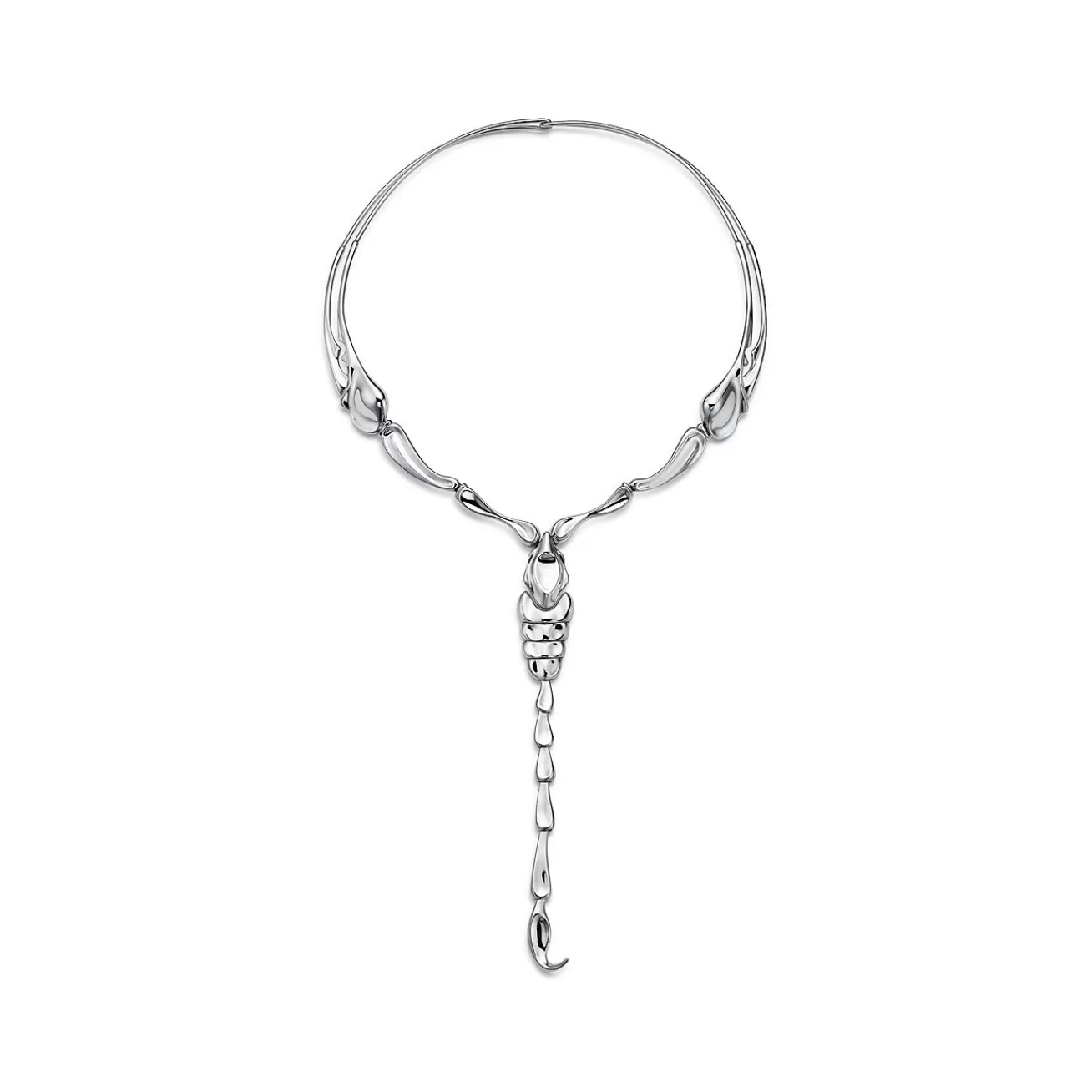 Tiffany & Co. Elsa Peretti® Scorpion Necklace in Sterling Silver | ^ Necklaces & Pendants | Bold Silver Jewelry