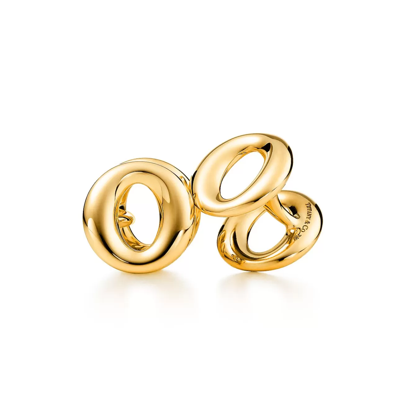 Tiffany & Co. Elsa Peretti® Sevillana™ cuff links in 18k gold. | ^ Elsa Peretti® | Him