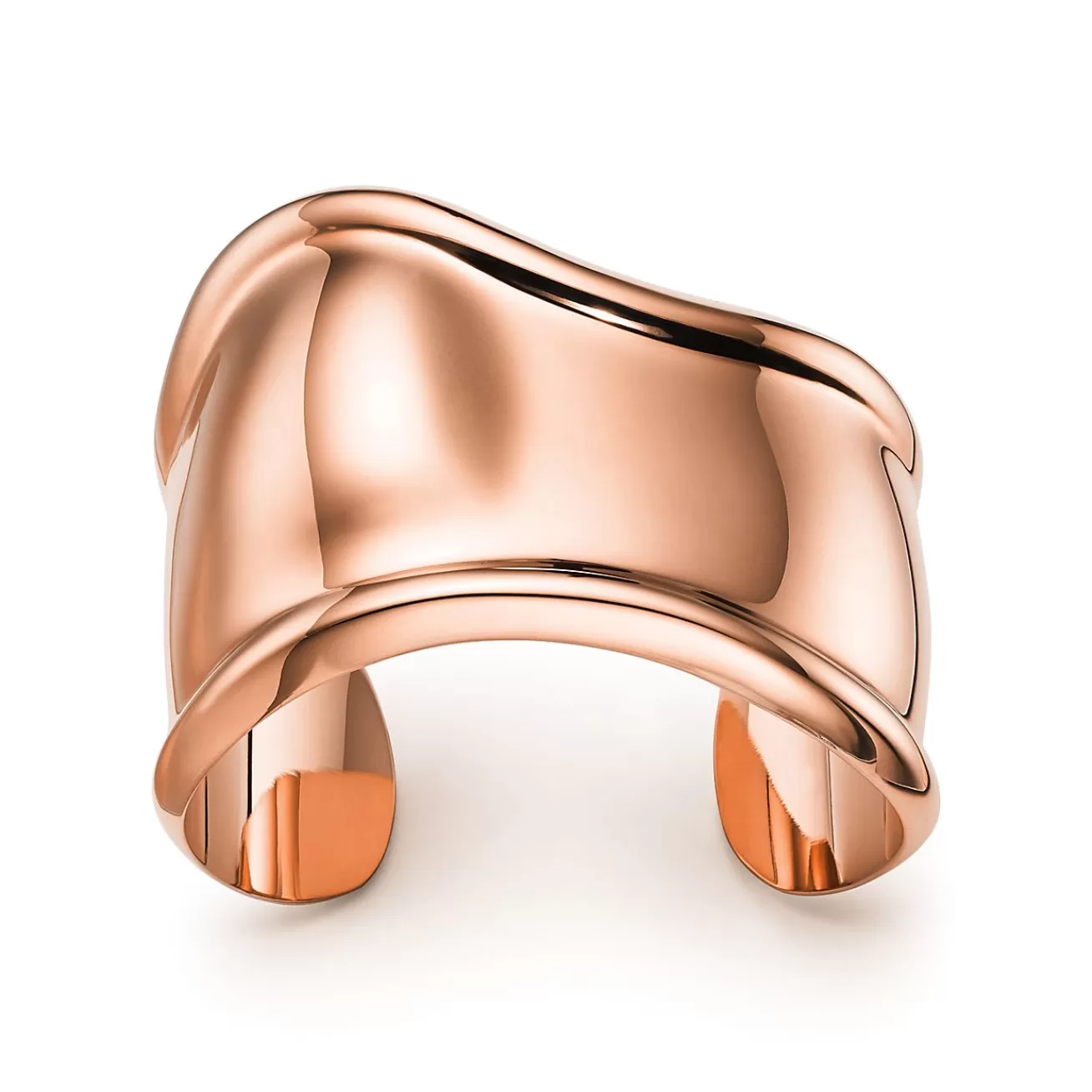 Tiffany & Co. Elsa Peretti® small Bone cuff in 18k rose gold, 43 mm wide. | ^ Bracelets | Rose Gold Jewelry